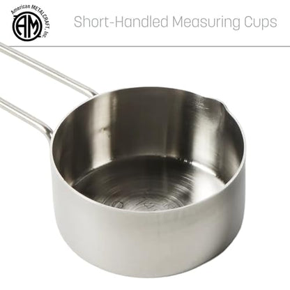 American METALCRAFT, Inc. 1/3 Stainless Steel Measuring Cup, Silver - size: 1/3 Cup