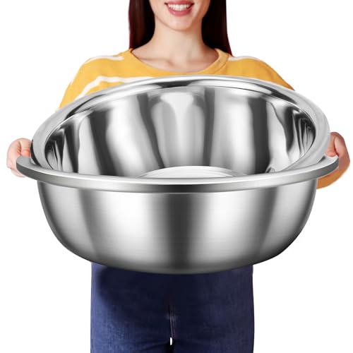FillTouch 2 Pack Large Mixing Bowl Oversized, 16 Qt - size: 16 Qt