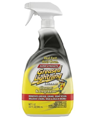 Greased Lightning Super Strength Multi-Purpose Cleaner & Degreaser, 32 fl oz 4 Pack