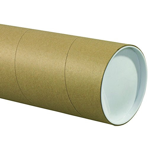 Tape Logic TLP5030KHD Jumbo Mailing Tubes, 5" x 30", Kraft (Pack of 15) - size: 5" x 30"
