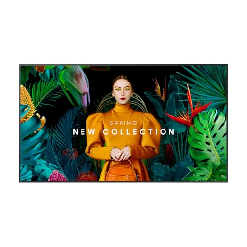 Samsung QHC LFD 65” Display, QH65C, UHD Signage, 28.5 mm Depth, Dynamic Crystal Color, Quantum Processor Lite 4K, SmartView+, Smart Calibration, LH65QHCEBGCXGO, 2023 - size: 65-inch