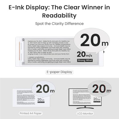 ELECROW ESP32 E-Ink Display 4.2 Inch E-Paper HMI Display Black/White Color - size: 4.2″ E-Ink Display