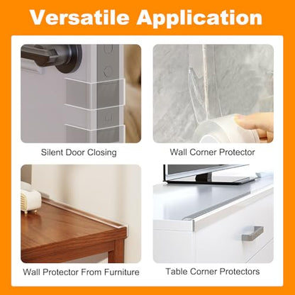 CHENYA Corner Protectors Baby Proofing,4 FT Clear Edge Protector Strip - size: 0.8in x 4FT