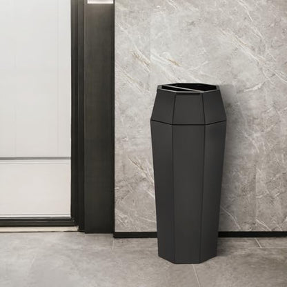 Dyna-Living Commercial Trash Can Large Stainless Steel Garbage Can with Lid