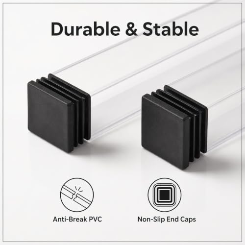 2Pcs Checkout Lane Dividers Check Out Market Line Signs Reusable PVC DIY