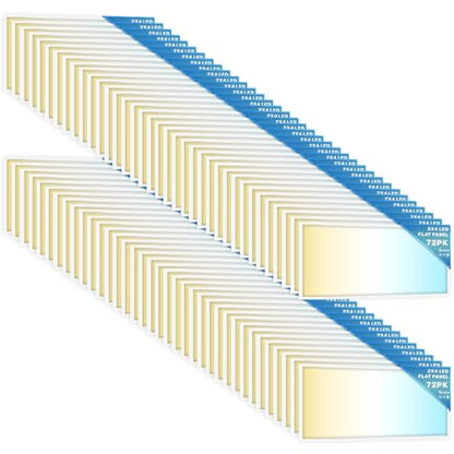 Sunco 72 Pack 2x4 LED Flat Panel Lights 3CCT Selectable, 30-50W, Dimmable