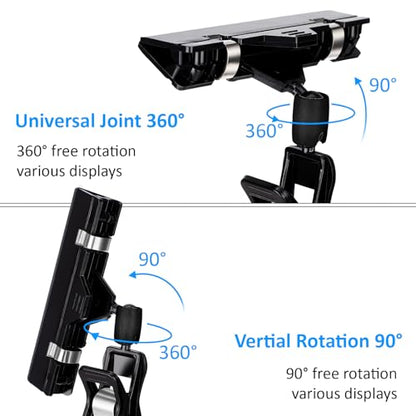 Honeydak 50 Pcs Black Sign Holder Clips Bulk for Retail Display