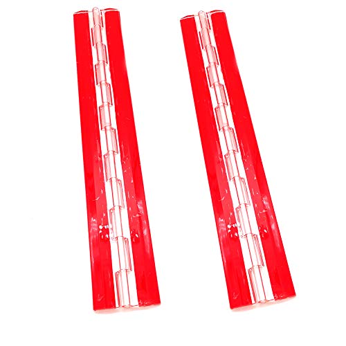 Transparent Acrylic Piano Hinge 12 inch - color: 2PCS