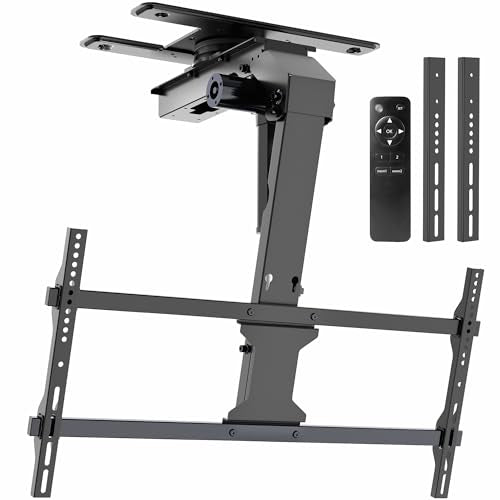 VIVO Swivel Electric Ceiling TV Mount, 37-86 in Screens, MOUNT-E-FD85S - color: Black, size: 37" to 86" TVs