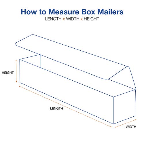 Choice Shipping Supplies 13 1/2 x 3 1/2 x 3 1/2" White Corrugated Mailers