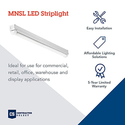 Lithonia Lighting 1 Light LED Strip Light, 1250 Lumens, 4000K, 2 Foot