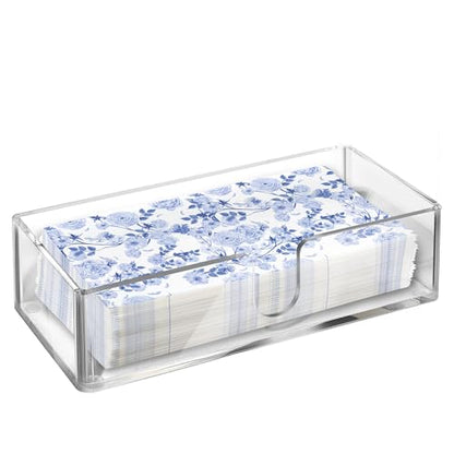 Acrylic Paper Towel Holder, Clear Countertop Napkin Dispenser - color: Z - Acrylic Small, size: Guest Towel Holder