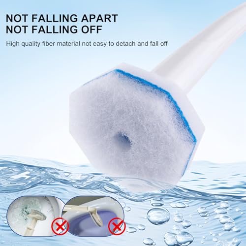 60pcs Upgraded Thick Toilet Bowl Wand Refills fits Clorox Wand - size: 1 Count (Pack of 60)