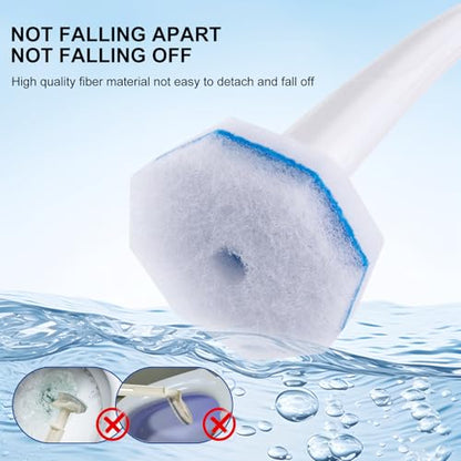 60pcs Upgraded Thick Toilet Bowl Wand Refills fits Clorox Wand - size: 1 Count (Pack of 60)