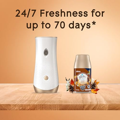 Glade Automatic Spray Refill, Air Freshener for Home and Bathroom, Cashmere Woods, 6.2 Oz, 3 Count