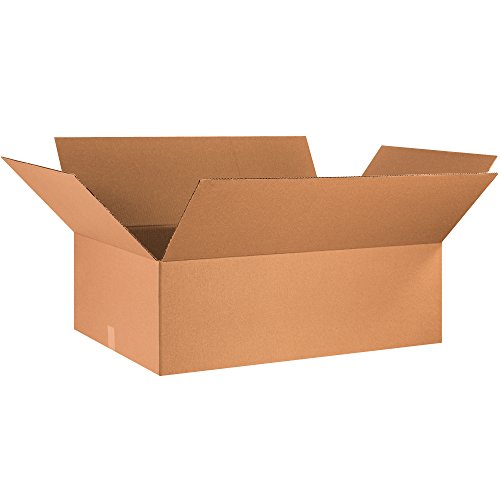 BOX USA 48x24x12 Corrugated Boxes, Large, 48L x 24W x 12H, Pack of 10 | Shipping, Packaging, Moving, Storage Box for Home or Business, Strong Wholesale Bulk Boxes - style: Standard Corrugated