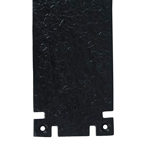 Black Cast Iron Door Push Plate – Durable, Rust-Resistant Finish, Easy Mounting for Home & Office Decor