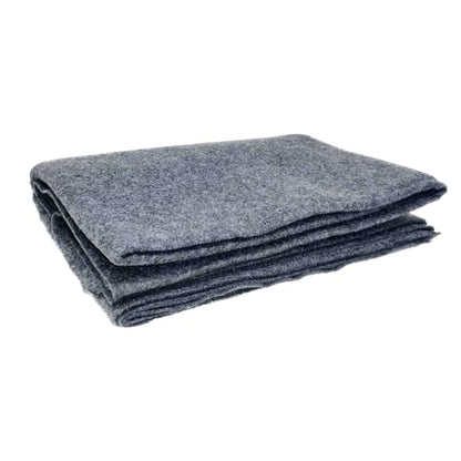 Vakly Emergency Throw Blanket 80 x 40 in (2 Pack) – Disposable Fleece Survival Blanket for Travel, Camping, Car Emergency Kit, Outdoor Use & Homeless Shelters, Gray