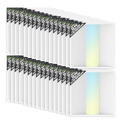 OKQ 2x2 LED Troffer Center Basket Panel 32Pack,Color Tunable 3500K/4000K/5000K, Watt Adjustable, 30W/35W/40W-Up to 6000Lumens,0-10V Dimmable Recessed Back-Lit Drop Ceiling Light,ETL Qualified - size: 2x2 32Pack