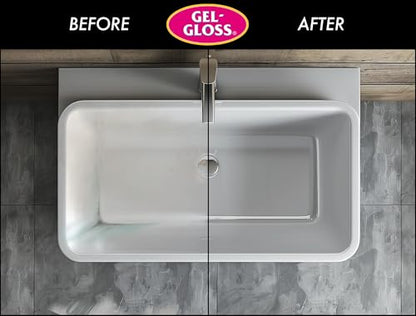 Gel-Gloss Home Kitchen & Bath Polish - Carnauba Wax Formulation, 16 oz.