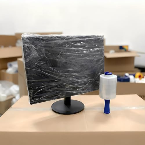 Plastic Wrap 5.11"×1000' Stretch Wrap Roll for Moving Shipping Wrap - size: 2ROLL