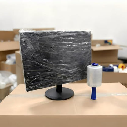 Plastic Wrap 5.11"×1000' Stretch Wrap Roll for Moving Shipping Wrap - size: 2ROLL