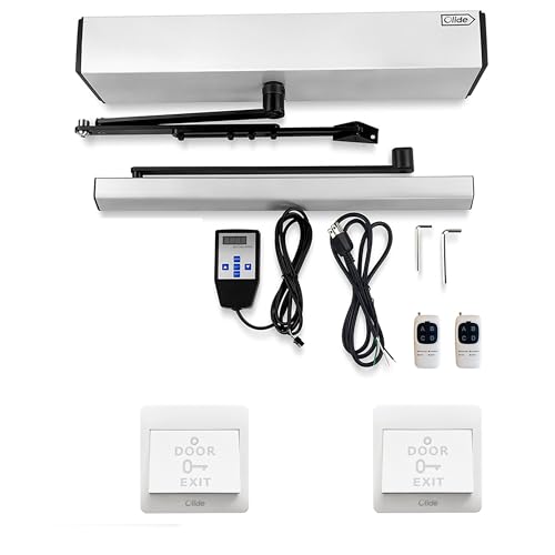 Olideauto Automatic Electric Swing Door Opener, Commercial Door Operator Electric Motorized Open and Close with 2PCS Exit Buttons