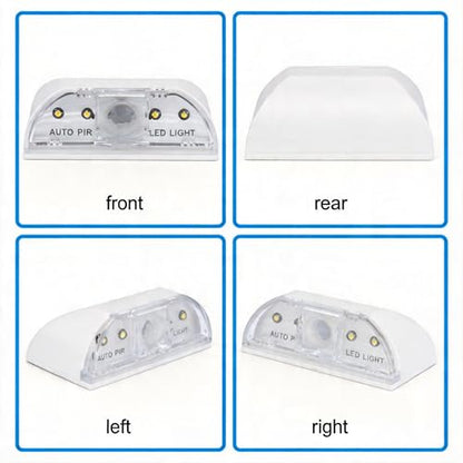 Motion Sensor Key Light for Door，Small Night Lights Battery Powered White - color: White