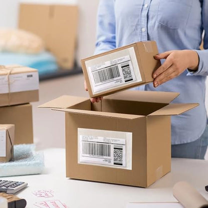1000 Pcs 7'' x 10'' Clear Packing List Envelopes Adhesive Shipping Label Pouch, Shipping Document envelopes, Clear Face - size: 7'' x 10''