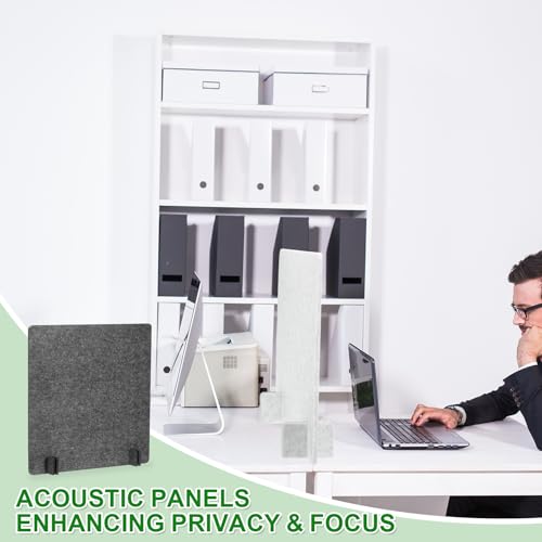 PATIKIL Desk Dividers 24" x 24",with 4Pcs Support Feet, Dark Gray Style B - color: Dark Gray Style B, size: 24" x 24"