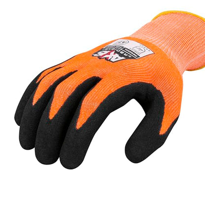Radians RWG559 Axis Cut Protection Level A6 Sandy Nitrile Coated Palm Glove