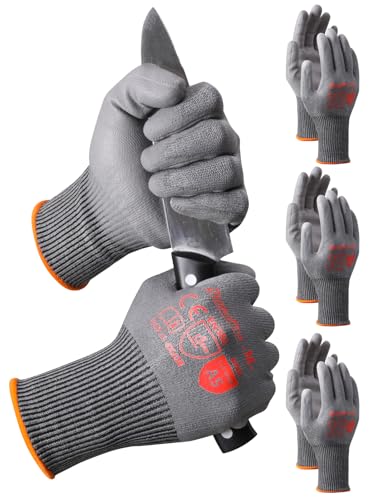 Cut-Resistant Gloves ASNI A5 Safety Work Glove - size: Medium