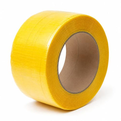 Poly Strap, Polypropylene Strapping, 3200' Length, 1/2" Width, 0.020" Thickness, 400 lbs. Break Strength (Yellow)