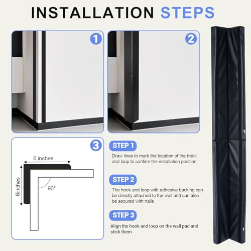 Heavy Duty Wall Corner Guards & Edge Protector, 6ft