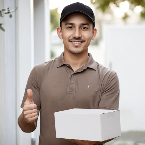 Calenzana 9x5x4 Shipping Boxes Set of 40, White Corrugated Cardboard Box for Mailing Packing Gifts Small Business - size: 9x5x4, style: 40 Pack
