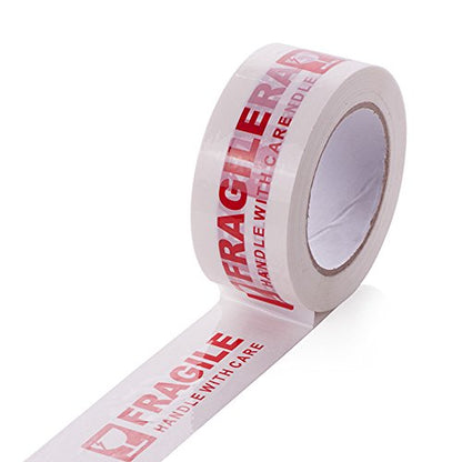 1Roll Warning Fragile Tape Handle with Care 2Inx330Ft(110Yds) - color: 1 Roll