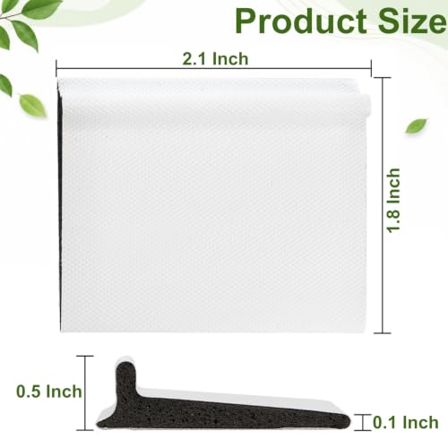 100 Pcs Door Corner Seal Pads, Self Adhesive