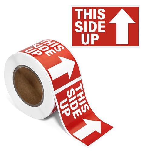 Sutter Signs This Side Up Stickers for Shipping (1500 Labels) 3x5 - style: This Side Up 500 per Roll (Pack of 3)