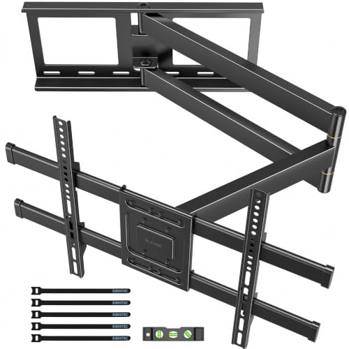 BONTEC Corner TV Wall Mount with Extra Long 40.9” Extension Arm,Tilt Swivel - size: for 32-75 Inch