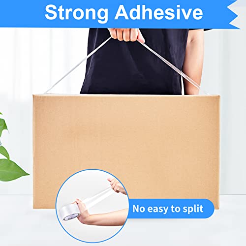 JARLINK Clear Packing Tape (12 Rolls), Heavy Duty Packaging Tape for Shipping Packaging Moving Sealing, 2.7mil Thick, 1.88 inches Wide, 60 Yards Per Roll, 720 Total Yards (Pack of 3) - size: 12 Rolls (2.7mil / 60 yd) (Pack of 3)