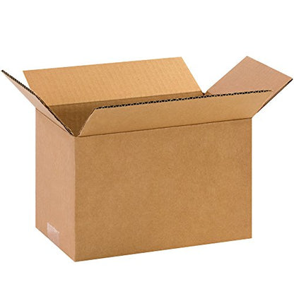Boxes Fast BF1066 Long Cardboard Boxes, 10" x 6" x 6", Single Wall Corrugated, for Shipping or Moving Long and Narrow Items, Kraft (Pack of 25)
