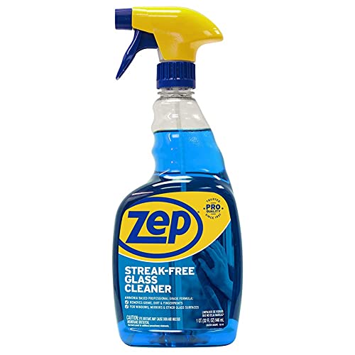 Zep Streak-Free Glass Cleaner 32 oz ZU112032 , Blue - size: 32 Fl Oz (Pack of 1)