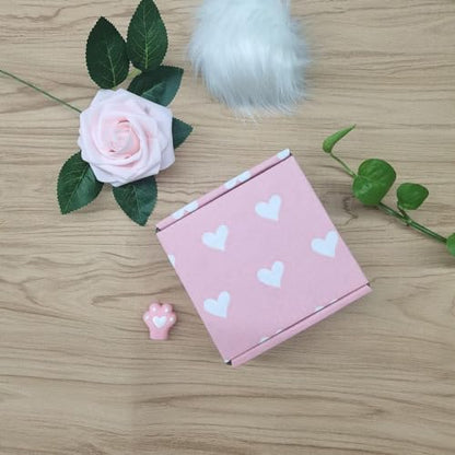 Recyclable Cardboard Small Gift Mailer Boxes for Shipping Packaging Craft Mother's Day Gifts Giving Products (Pink, 9 x 6 x 2 Inch) - color: Pink, size: 9 x 6 x 2 Inch