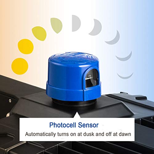 ledmo 150W LED Parking Lot Light Dusk to Dawn Outdoor Lighting 3 Pack - size: 200W/3 Pack
