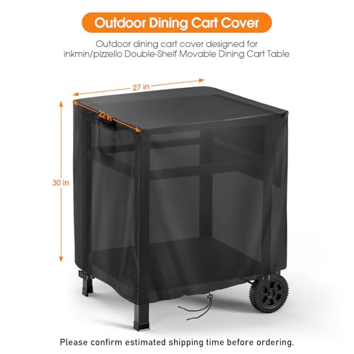 Outdoor Prep Table Cover for Inkmin Dining Cart Table - size: 27" x 22" x 30"
