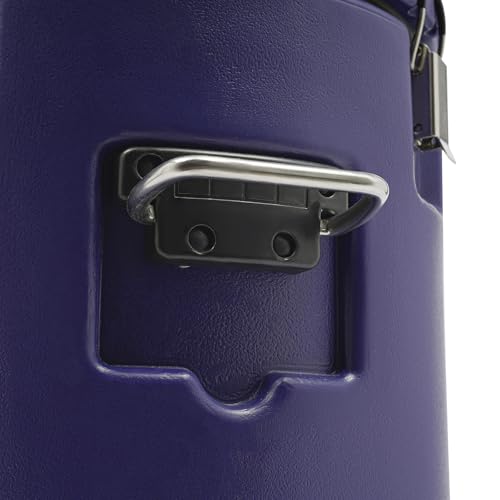 40L/10.57 Gal Insulated Soup Carrier, Stainless Steel Insulated Soup Container Bucket Hot & Cold Thermal Bucket with Lid Commercial Food Warmer for Parties Picnics Cafes Restaurants - color: Blue, size: 40L/10.57 Gal