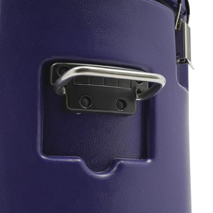 40L/10.57 Gal Insulated Soup Carrier, Stainless Steel Insulated Soup Container Bucket Hot & Cold Thermal Bucket with Lid Commercial Food Warmer for Parties Picnics Cafes Restaurants - color: Blue, size: 40L/10.57 Gal