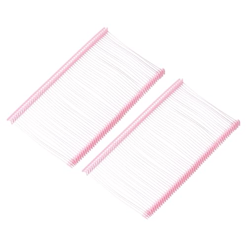 MECCANIXITY Standard Tagging Fasteners,Plastic Regular,Standard Label Gun Price Tagging Barbs for Garment Price Tag Label Tagging Barbs 50mm/2 Inch,Pack of 1500 Pink - color: Pink, size: 50mm/2 Inch