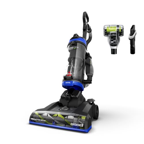 Bissell CleanView Swivel Vacuum, Triple Action Brush Roll, 3836 - style: Blue