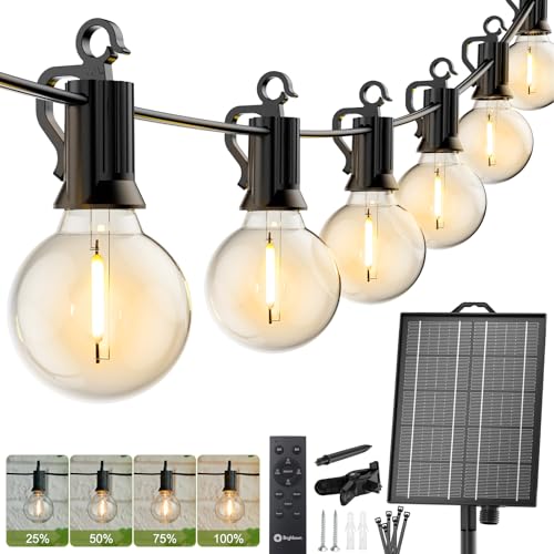 Brightown 157FT Solar String Lights Outdoor, IP65 Waterproof, Remote, Timer - size: 157Ft